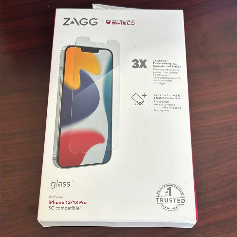 ZAGG Invisible Shield Glass+ iPhone 13/13 Pro NWT Factory Sealed